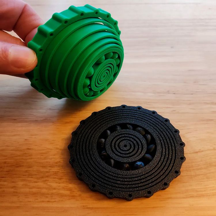 Fidget Spinner Espiral Expansível
