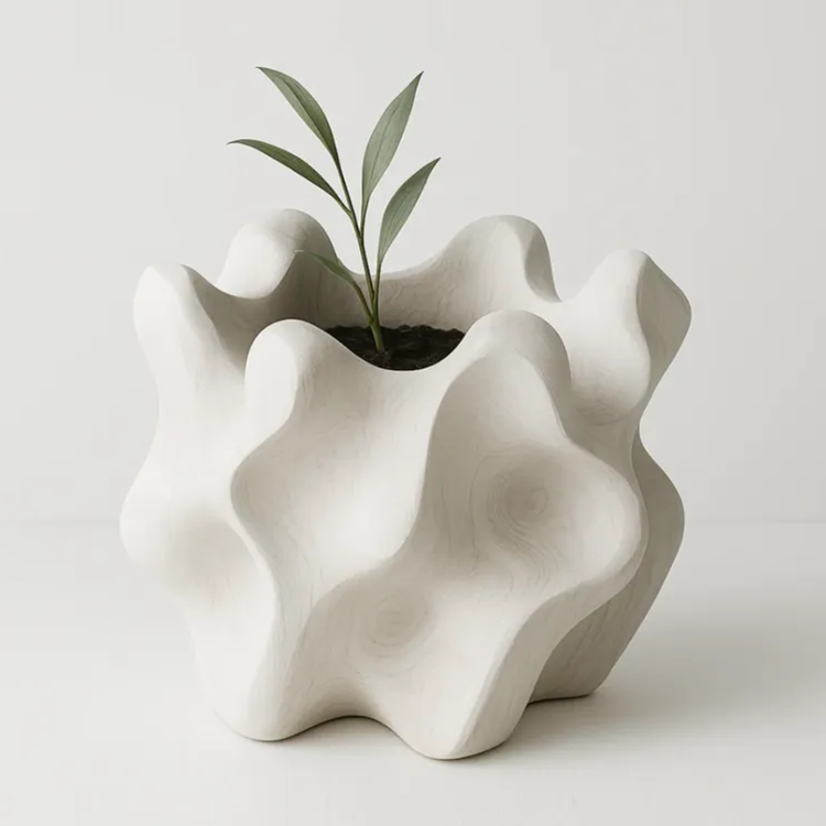 Vaso Decorativo Orgânico Wave
