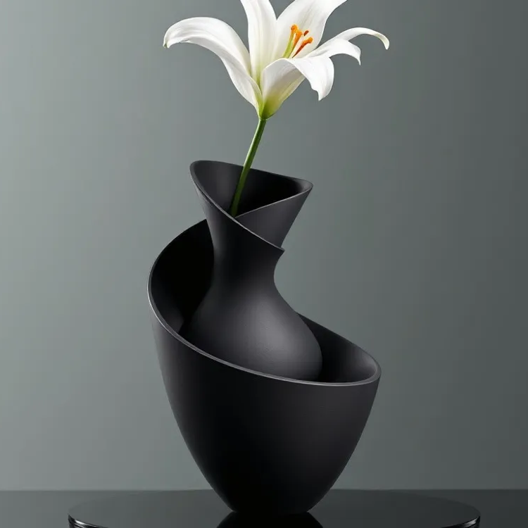 Vaso Decorativo Escultural Infinity