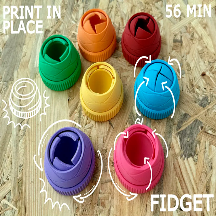 Fidget Iris Rotativo